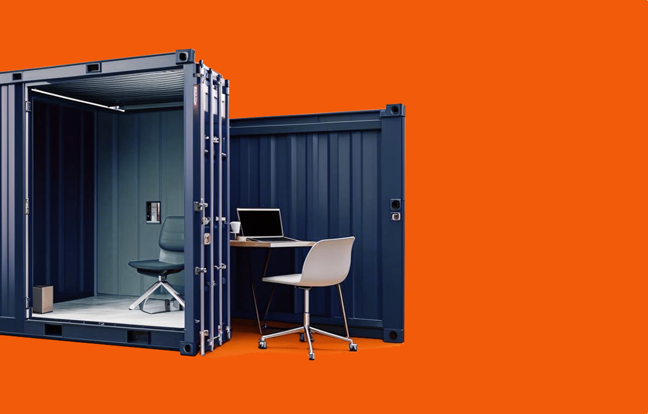 Office container setup