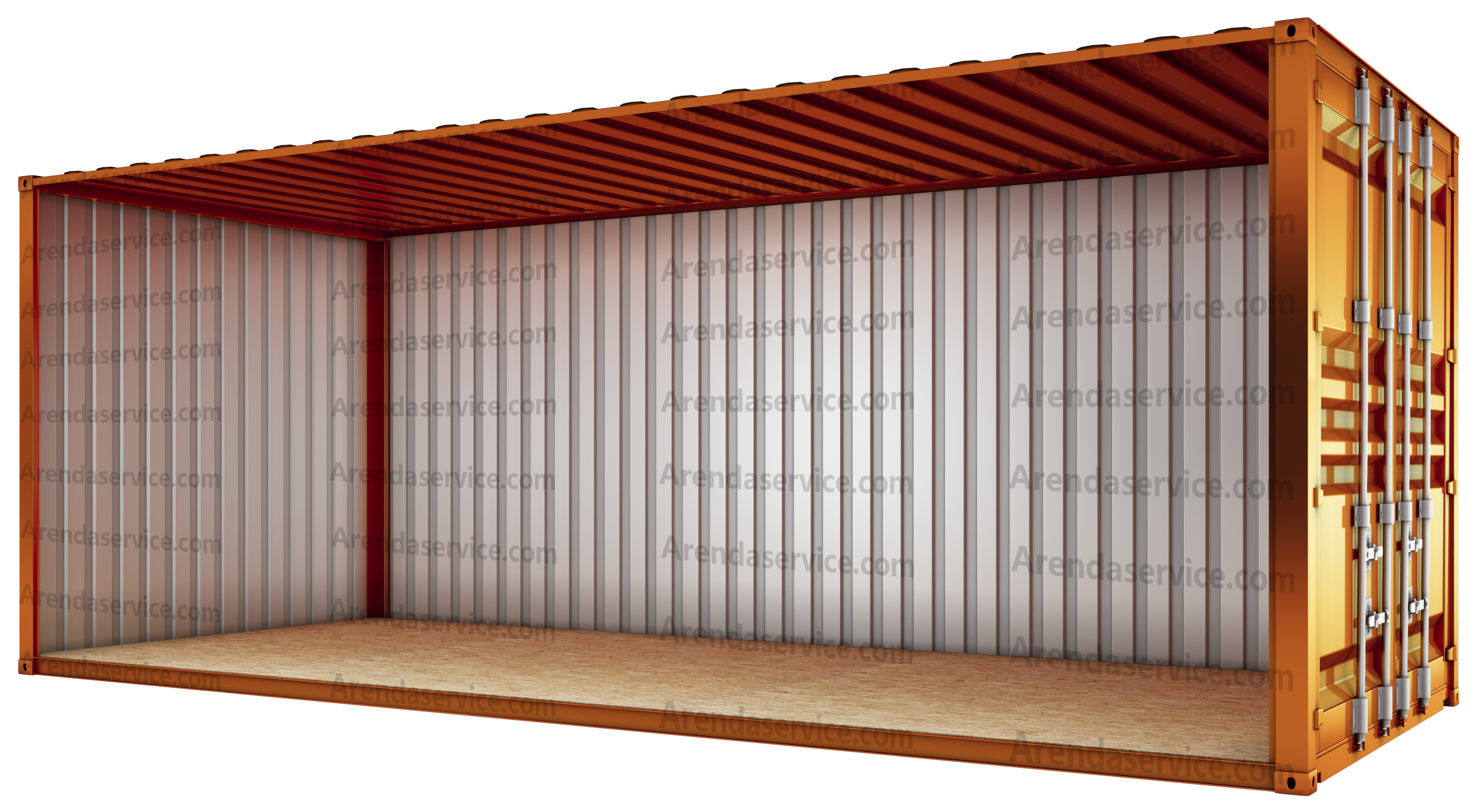 Аренда контейнера 20 футов под склад — второй этаж